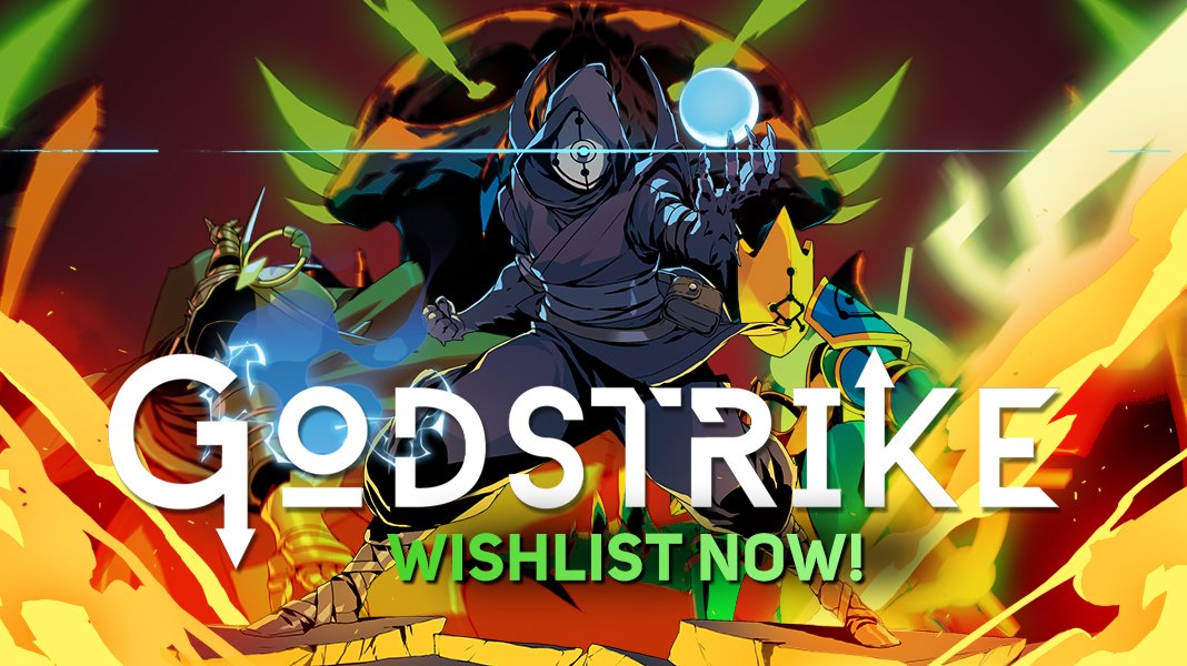 双摇杆弹幕游戏《Godstrike》4月15日登陆PC及NS